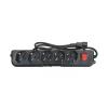 MULTIPRESA VULTECH MU-UPS01 5 PRESE SCHUKO/BIPASSO INT. GEN. SPINA IEC14 TASTO ON/OFF